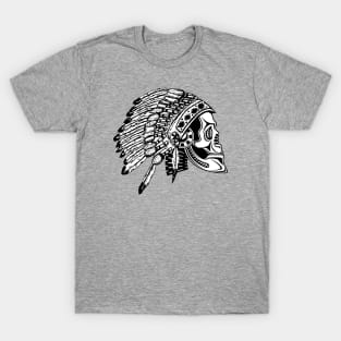 Robot Chief - Native American Indian Headdress T-Shirt